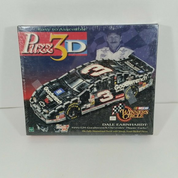 Puzz 3D Dale Earnhardt 1999 GM Goodwrench Chevrolet Monte Carlo 222 Piece Puzzle - Picture 1 of 7